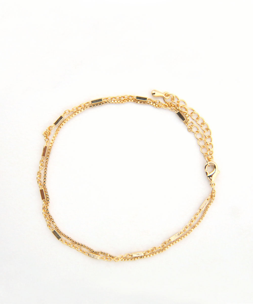 colleca la「[選べる3type]2連チェーンアンクレット」|アンクレット|