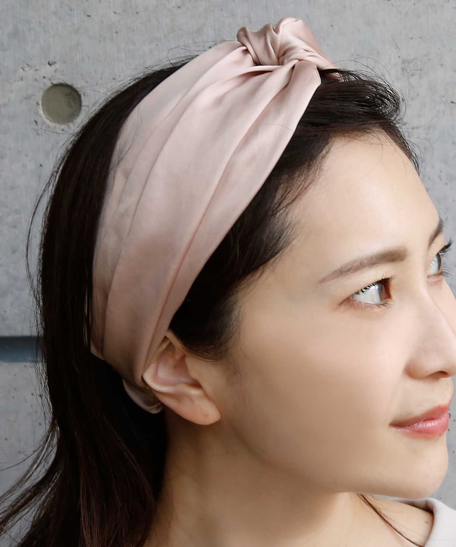 colleca la「サテンヘアターバン」|ヘアバンド|