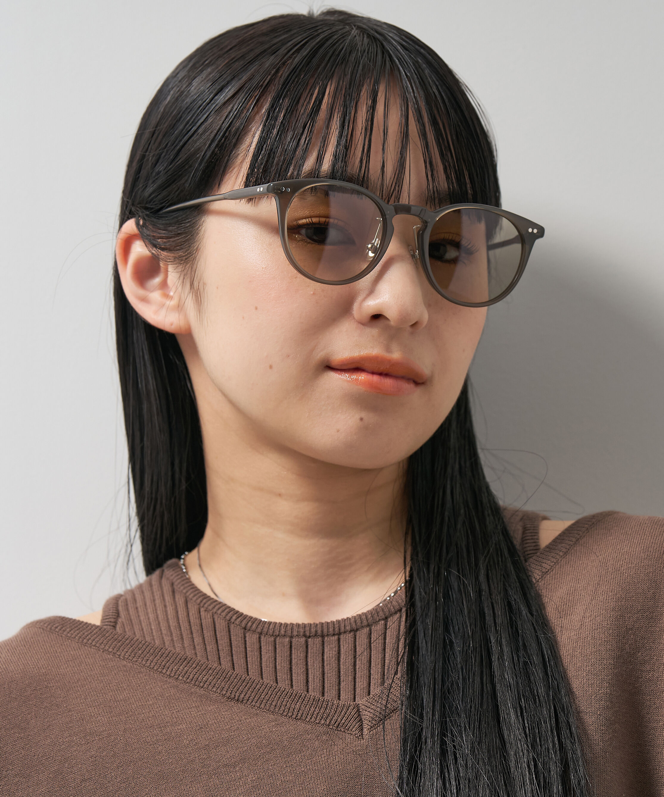  「ボストン型 サングラス | カラーレンズ 鼻パッド 紫外線防止 UVカット ユニセックス」|サングラス|