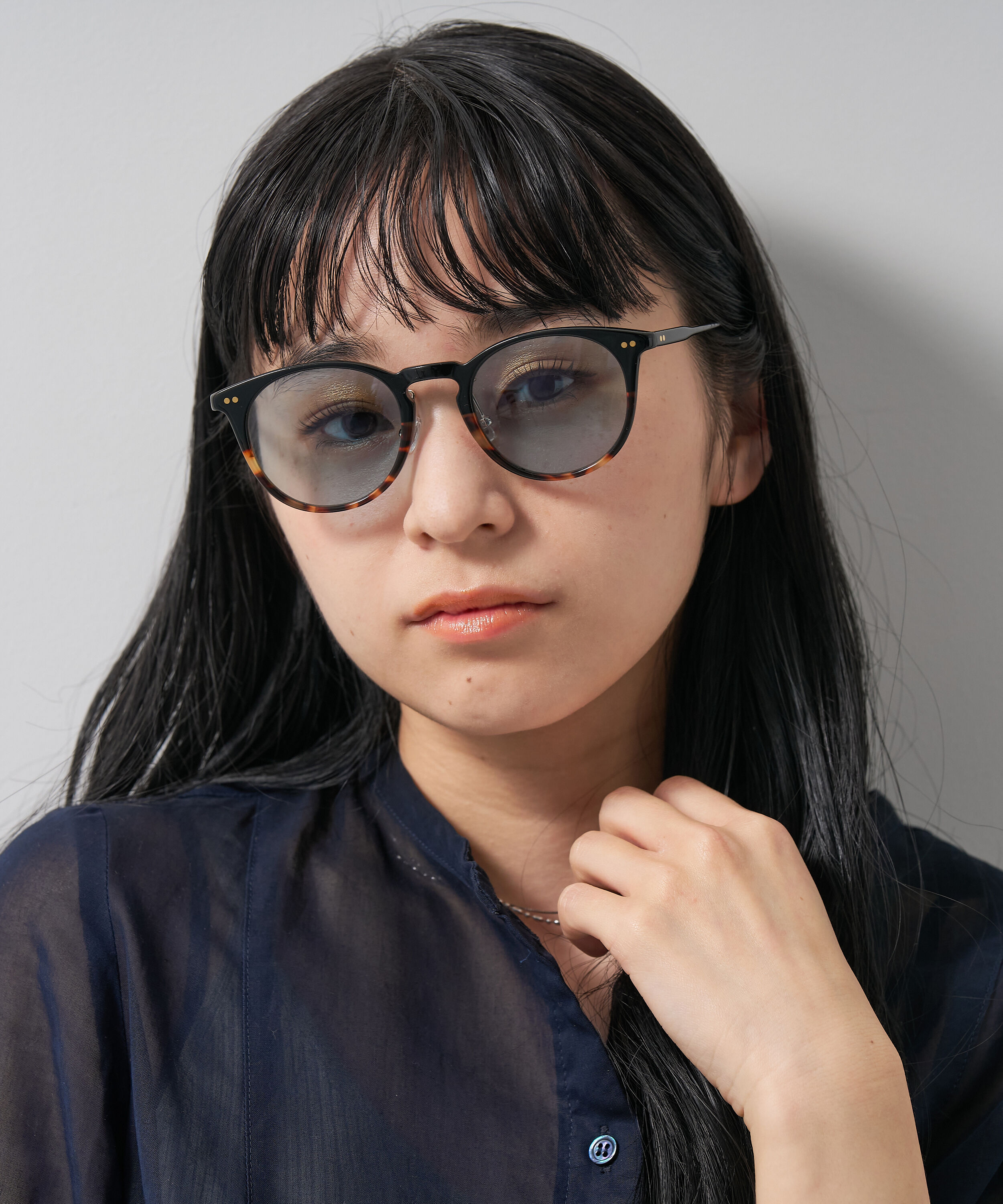  「ボストン型 サングラス | カラーレンズ 鼻パッド 紫外線防止 UVカット ユニセックス」|サングラス|ブラック