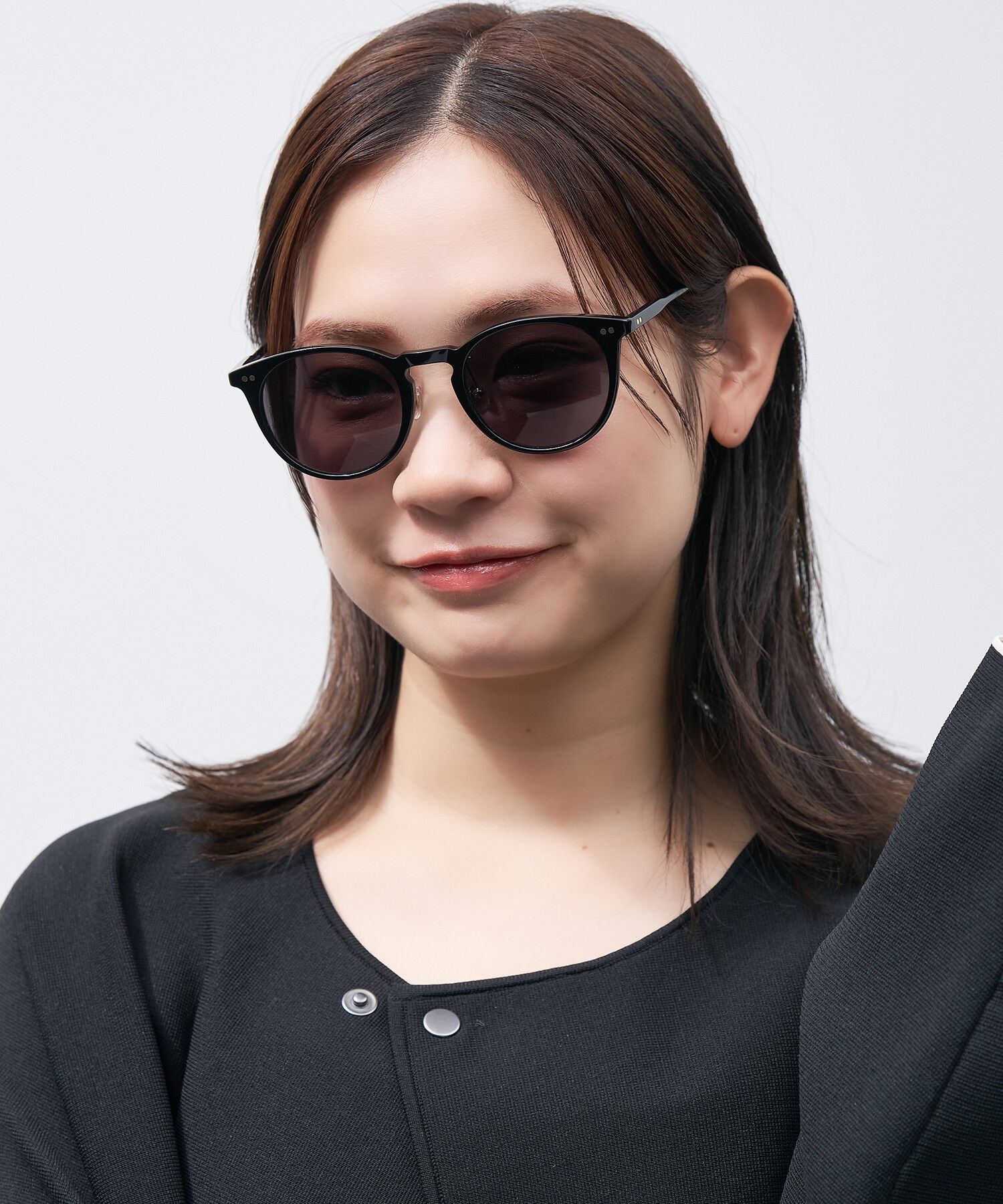  「ボストン型 サングラス | カラーレンズ 鼻パッド 紫外線防止 UVカット ユニセックス」|サングラス|