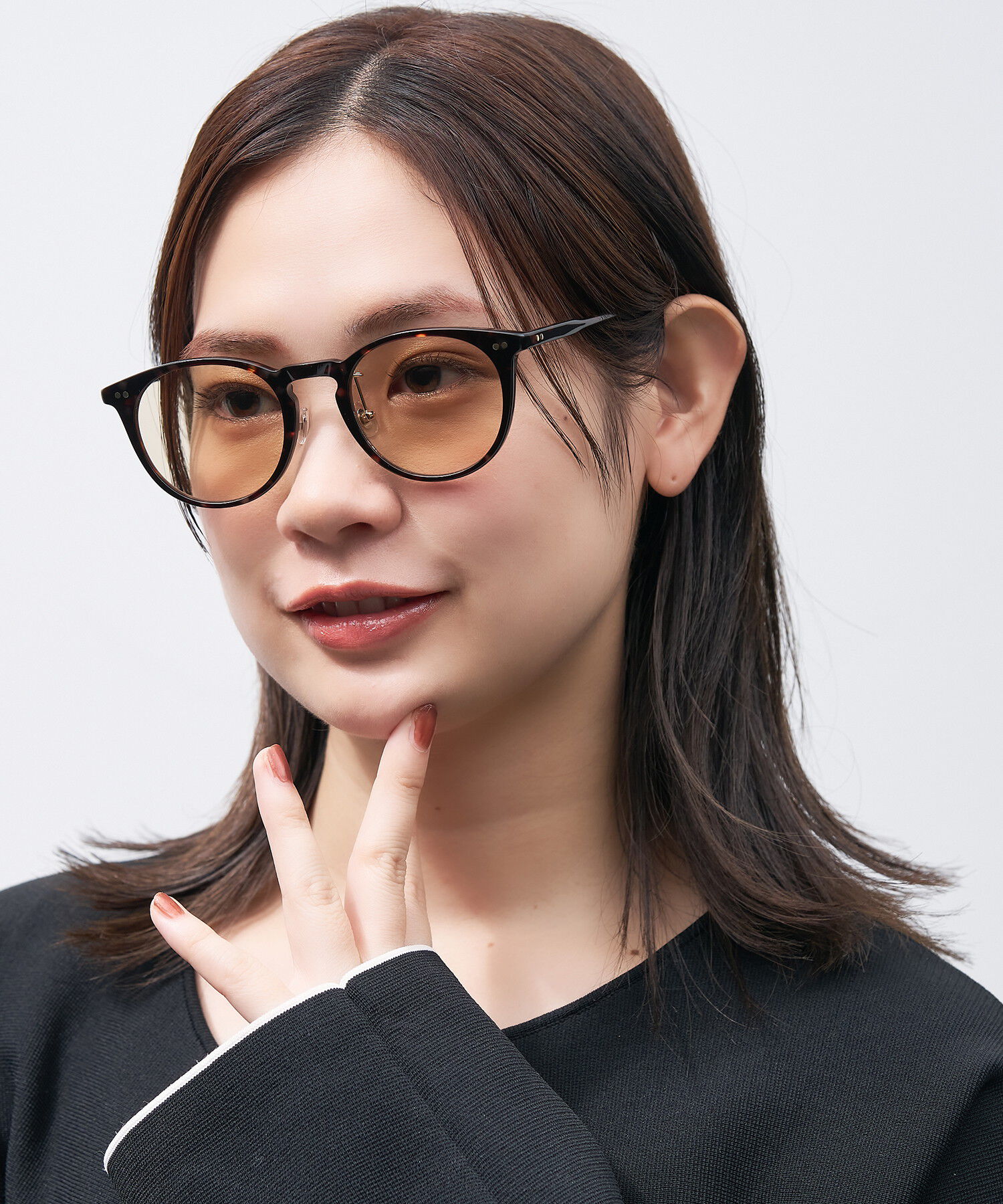  「ボストン型 サングラス | カラーレンズ 鼻パッド 紫外線防止 UVカット ユニセックス」|サングラス|