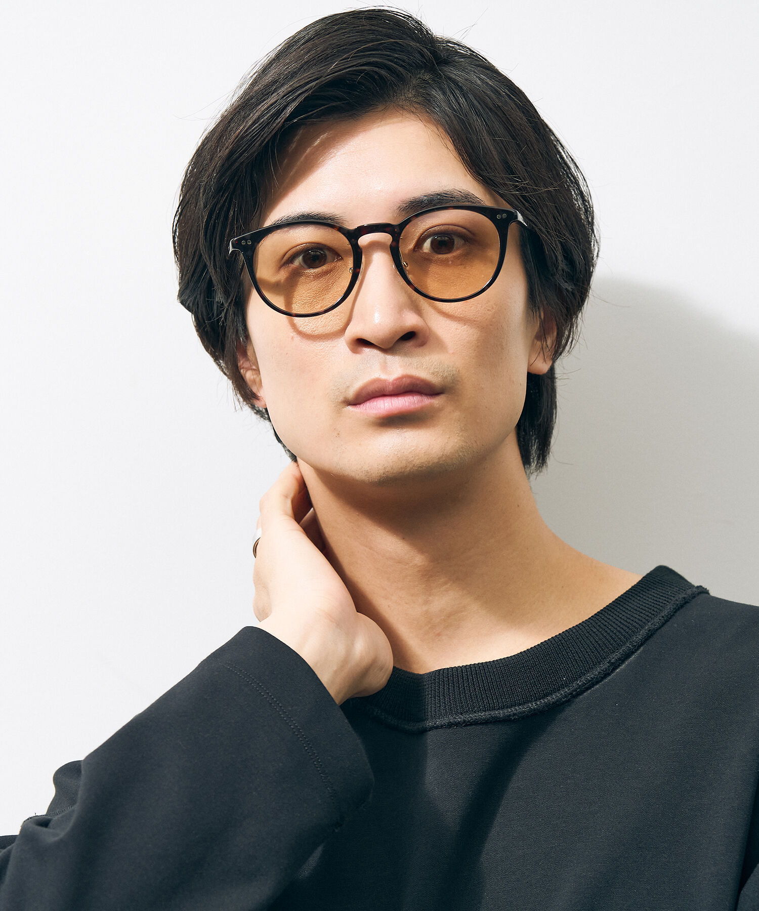  「ボストン型 サングラス | カラーレンズ 鼻パッド 紫外線防止 UVカット ユニセックス」|サングラス|