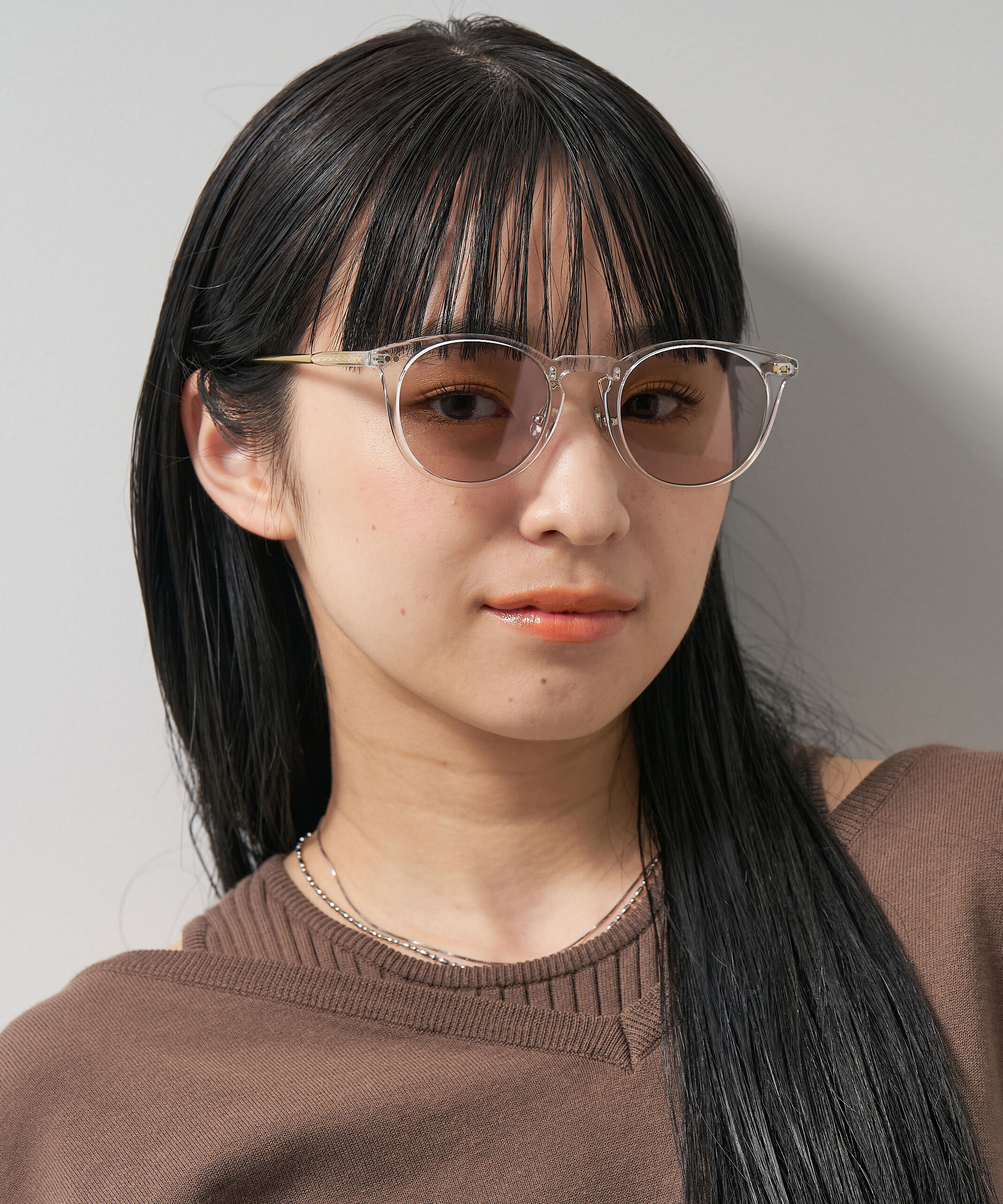  「ボストン型 サングラス | カラーレンズ 鼻パッド 紫外線防止 UVカット ユニセックス」|サングラス|