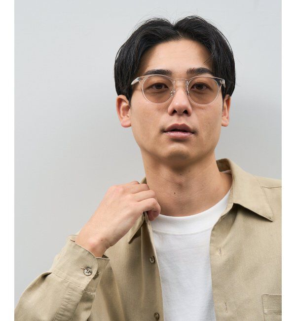  「ボストン型 サングラス | カラーレンズ 鼻パッド 紫外線防止 UVカット ユニセックス」|サングラス|