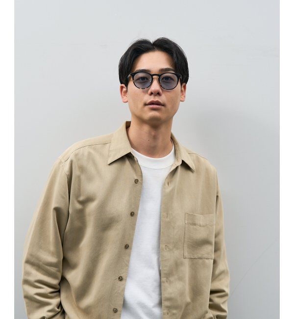  「ボストン型 サングラス | カラーレンズ 鼻パッド 紫外線防止 UVカット ユニセックス」|サングラス|