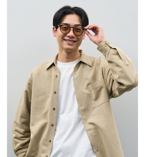  「ボストン型 サングラス | カラーレンズ 鼻パッド 紫外線防止 UVカット ユニセックス」|サングラス|