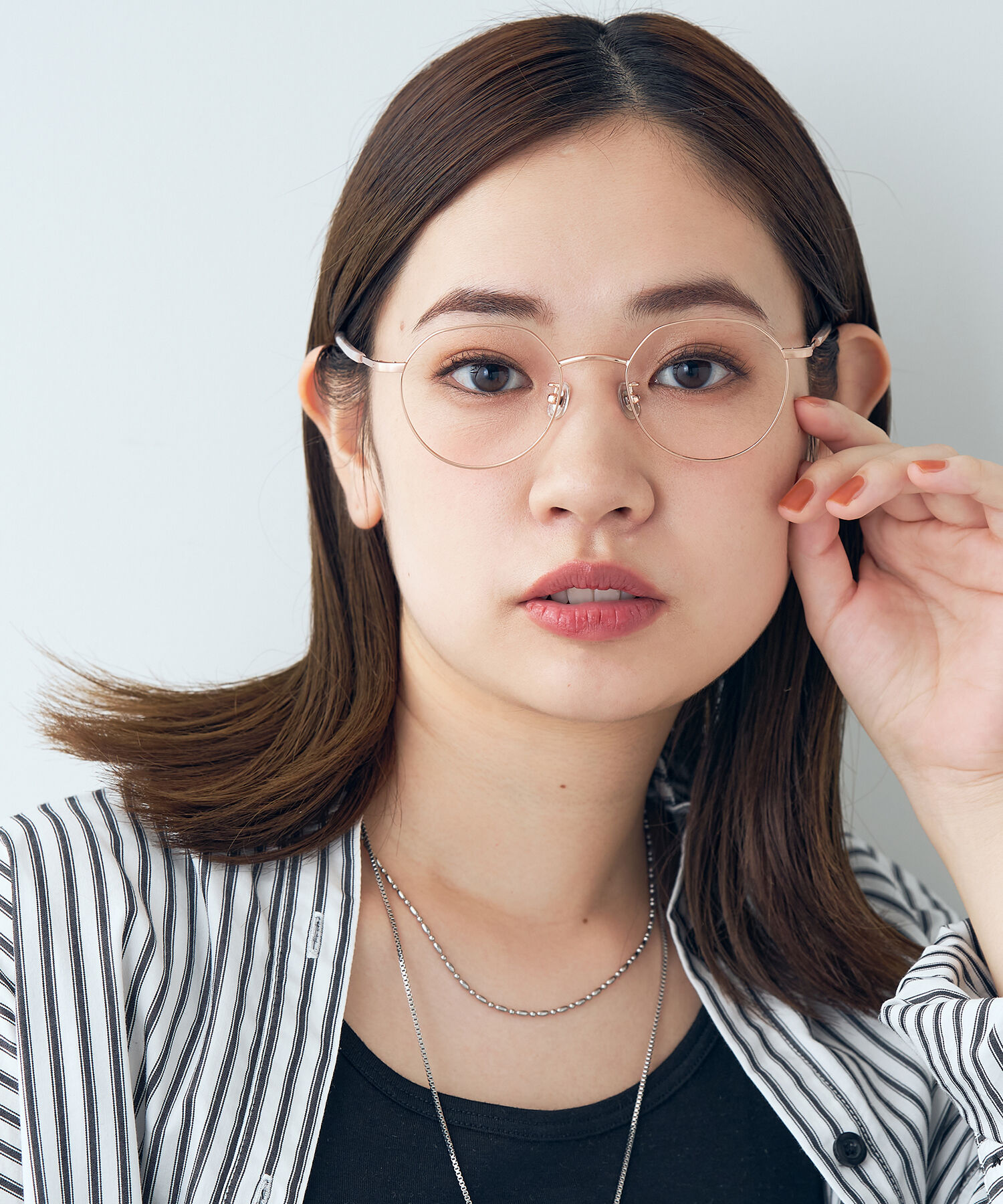  「ボストン型 メガネ｜ミニマルなデザインのボストンフレーム/ClassicMetal レンズ交換券付き」|メガネ|