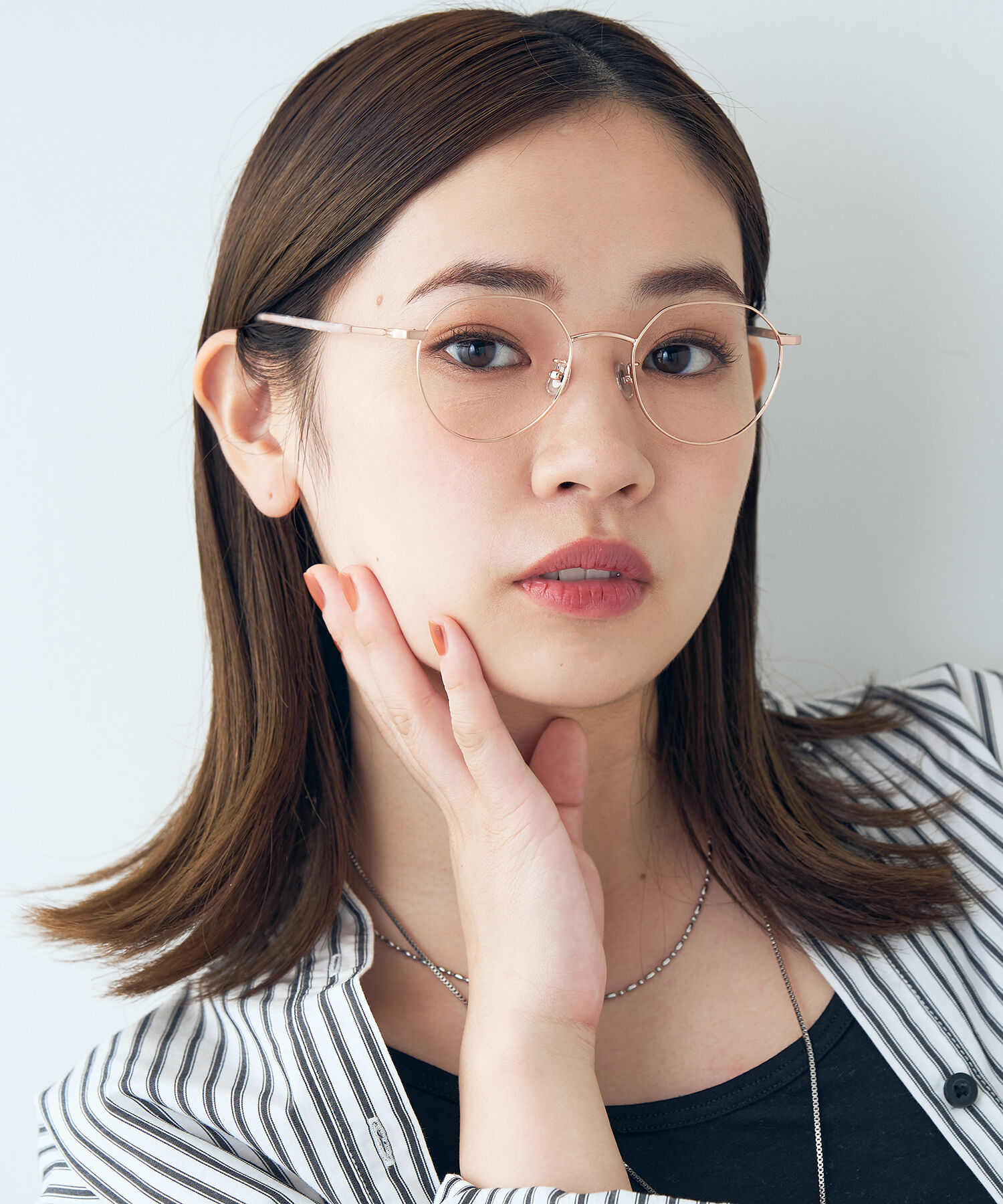  「ボストン型 メガネ｜ミニマルなデザインのボストンフレーム/ClassicMetal レンズ交換券付き」|メガネ|