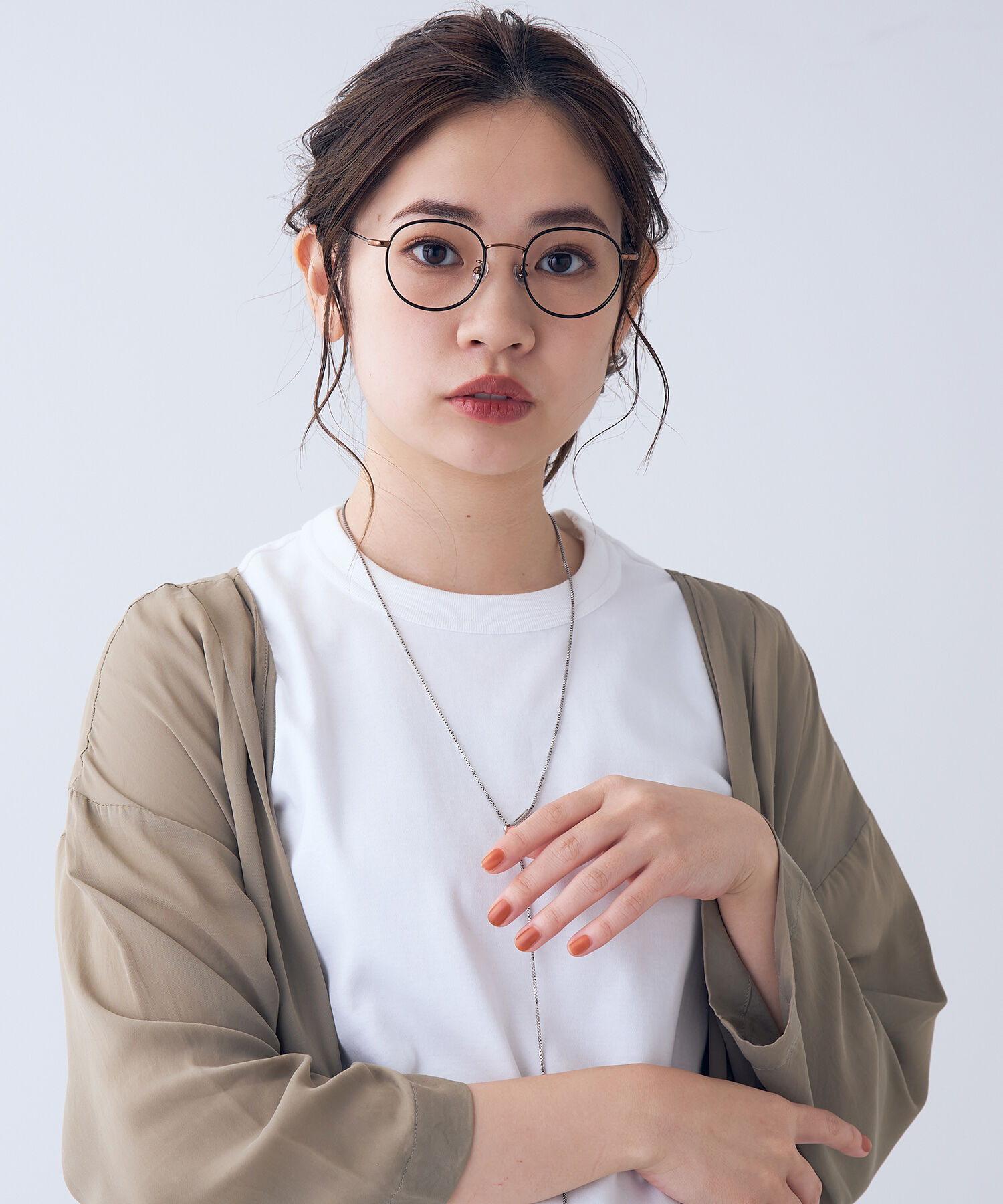  「ボストン型 メガネ｜深い色味が特徴のボストンフレーム/ClassicMetal レンズ交換券付き」|メガネ|ブラック