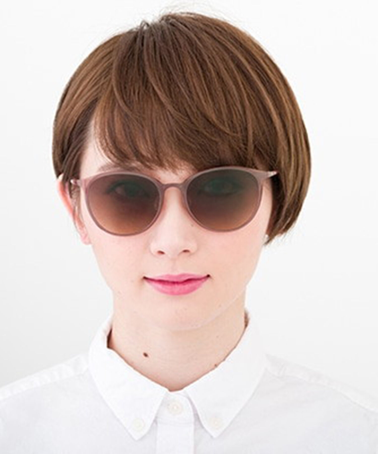  「SUNCUTGlasses/UV100%CUT ボストン型  軽量 ズレ落ち防止 サングラス｜Zoff SMART Skinny」|サングラス|
