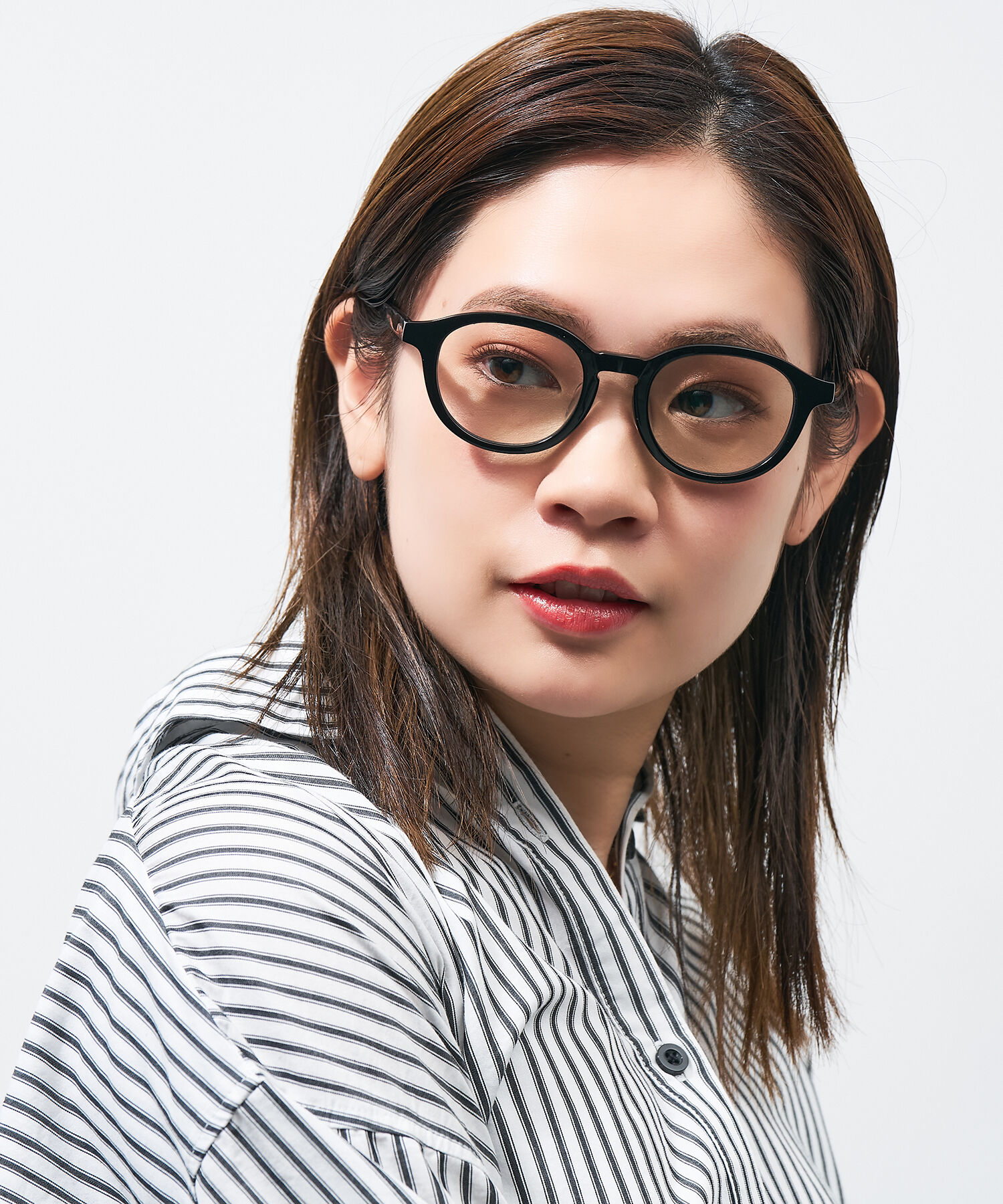  「Zoff | JOURNAL STANDARD relume ボストン型 クリアサングラス 紫外線100%カット ジャーナルスタンダード」|サングラス|