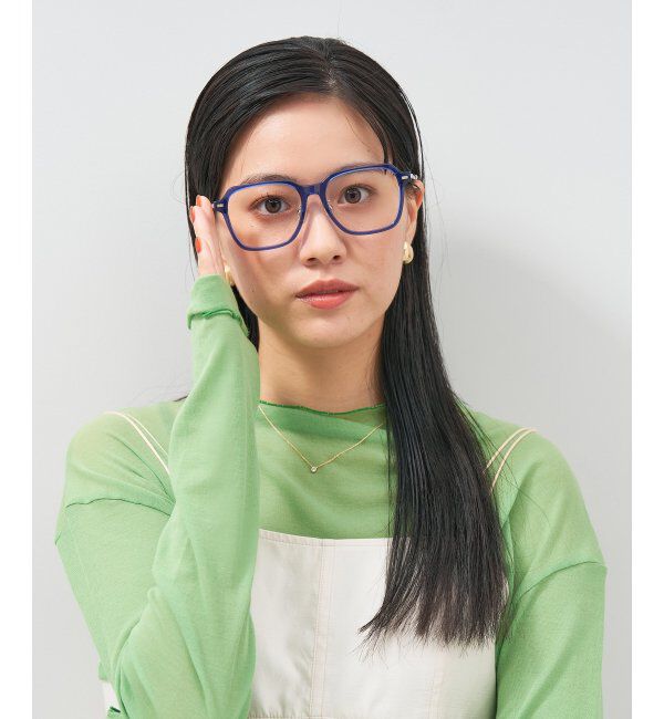  「ウェリントン型 メガネ TRAD TREND STYLE ビッグシェイプ 大きめメガネ  レンズ交換券付」|メガネ|