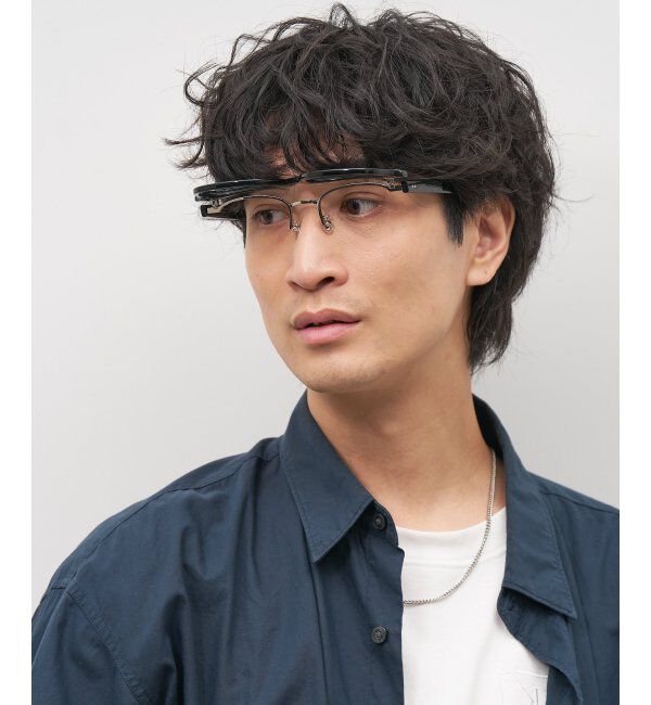  「Zoff｜メガネ｜伊達・度付きメガネ｜読書｜FLIPUP(跳ね上げ式) レンズ交換券付」|メガネ|