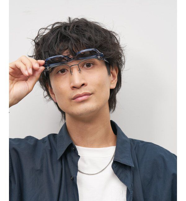  「Zoff｜メガネ｜伊達・度付きメガネ｜読書｜FLIPUP(跳ね上げ式) レンズ交換券付」|メガネ|