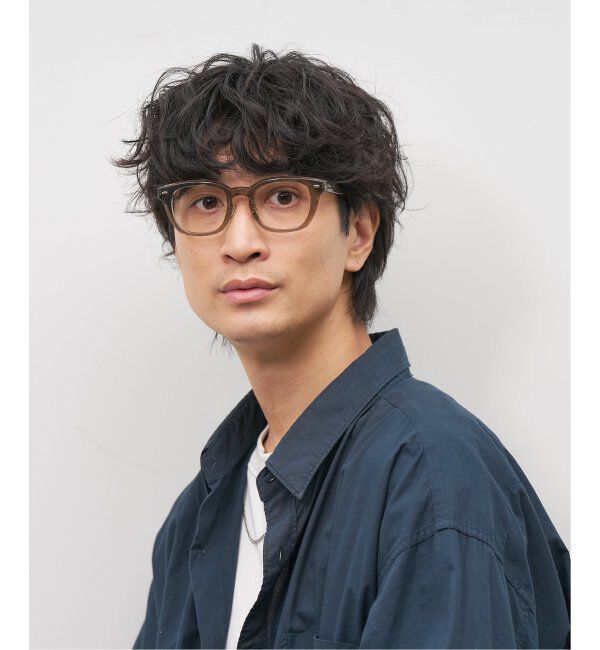  「Zoff｜emiri ウェリントン型 メガネ |辺見えみり 軽量 黒縁フレーム レンズ交換券付」|メガネ|