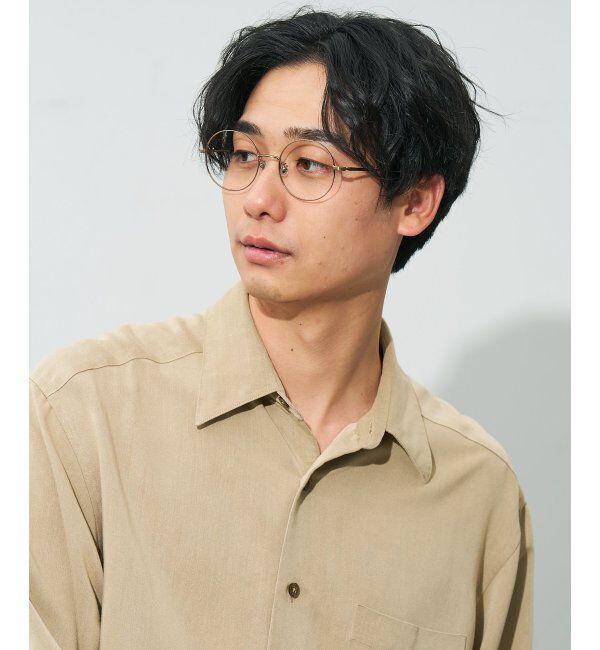  「ラウンド型 メガネ | 丸型メガネ チタン 軽量 メタルフレーム レディース 大人可愛い レンズ交換券付」|メガネ|