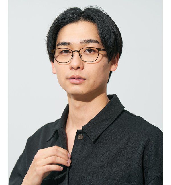  「ウェリントン型 メガネ | メタル 大人可愛い 伊達メガネ レディース レンズ交換券付」|メガネ|