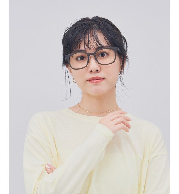  「ウェリントン型 メガネ【SNAP GRIP搭載】 スポーツ 運動用｜ズレ落ち防止｜伊達メガネ  レンズ交換券付」|メガネ|