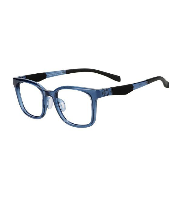  「ウェリントン型 メガネ【SNAP GRIP搭載】 スポーツ 運動用｜ズレ落ち防止｜伊達メガネ  レンズ交換券付」|メガネ|