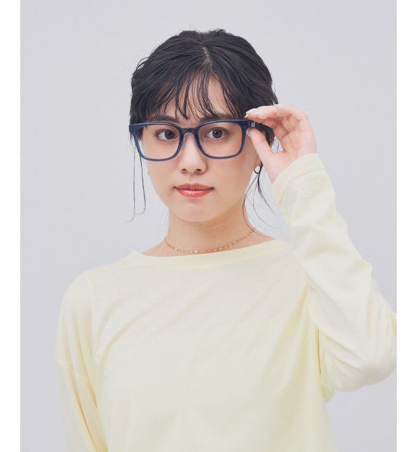  「ウェリントン型 メガネ【SNAP GRIP搭載】 スポーツ 運動用｜ズレ落ち防止｜伊達メガネ  レンズ交換券付」|メガネ|