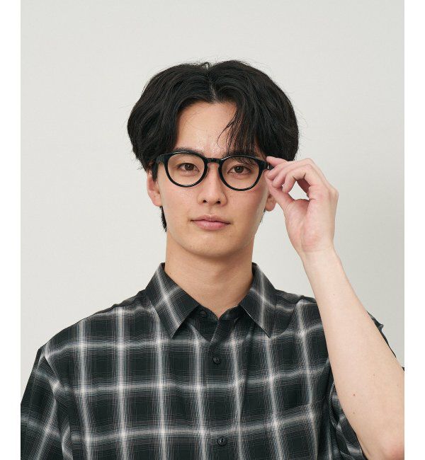  「ボストン型 メガネ【SNAP GRIP搭載】 スポーツ 運動用｜ズレ落ち防止｜伊達メガネ  レンズ交換券付」|メガネ|