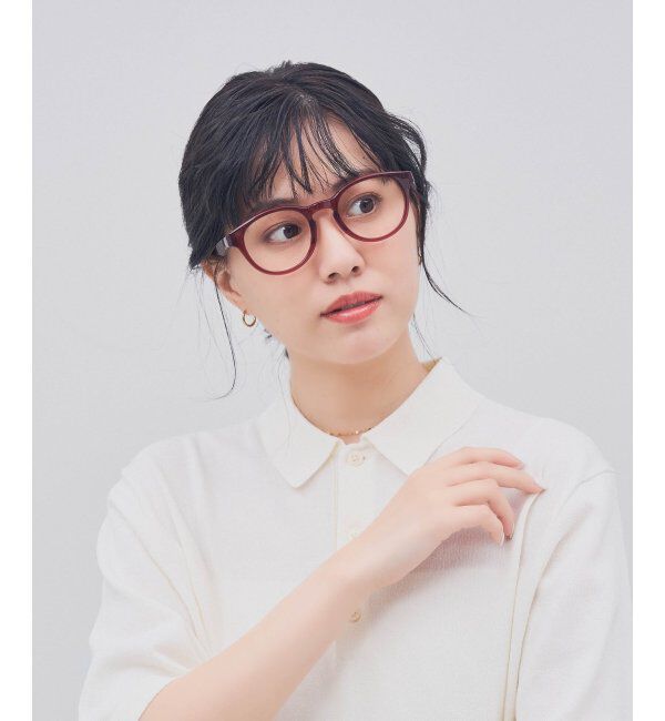  「ボストン型 メガネ【SNAP GRIP搭載】 スポーツ 運動用｜ズレ落ち防止｜伊達メガネ  レンズ交換券付」|メガネ|