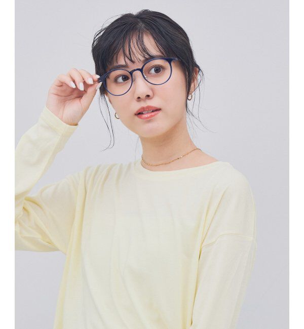  「ボストン型 メガネ｜クリアカラー｜伊達メガネ 度付きメガネ｜ユニセックス  レンズ交換券付」|メガネ|