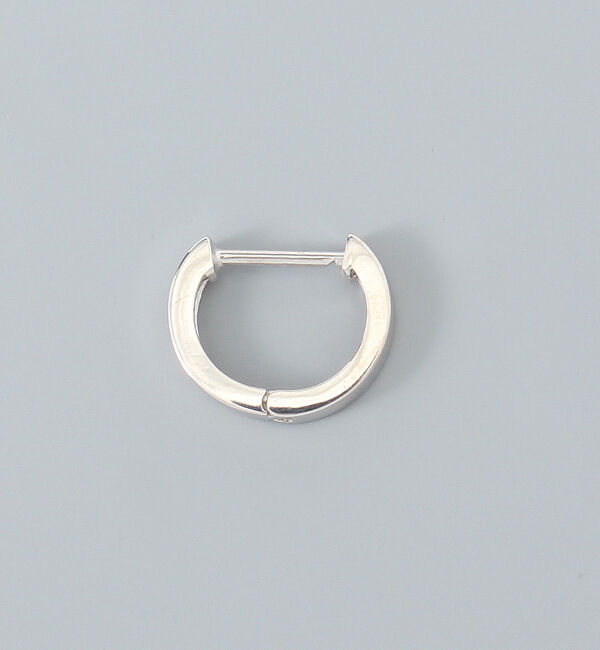 JUPITER「【シリーズ累計販売 2000点突破！】【K10】ストレートフープピアス/ユニセックス/シルバー」|ピアス|