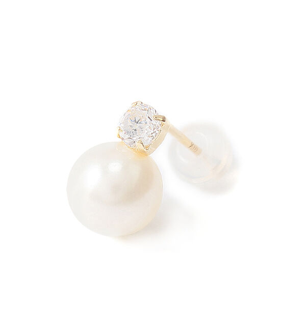 Phoebe「【K10】ジュエルパールピアス／BOX付き」|ピアス|