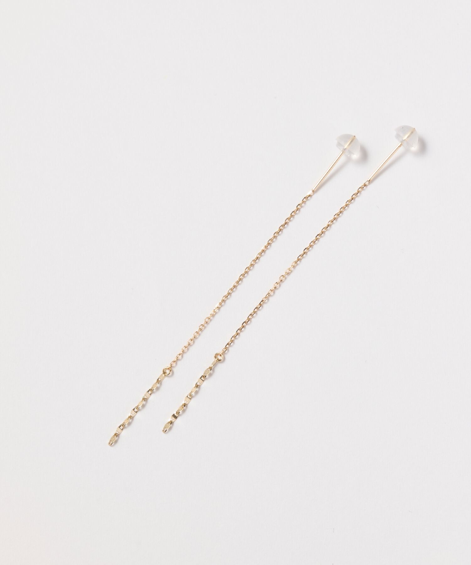 Phoebe「【K10】グリッターアメリカンチェーンピアス/BOX付き」|ピアス|