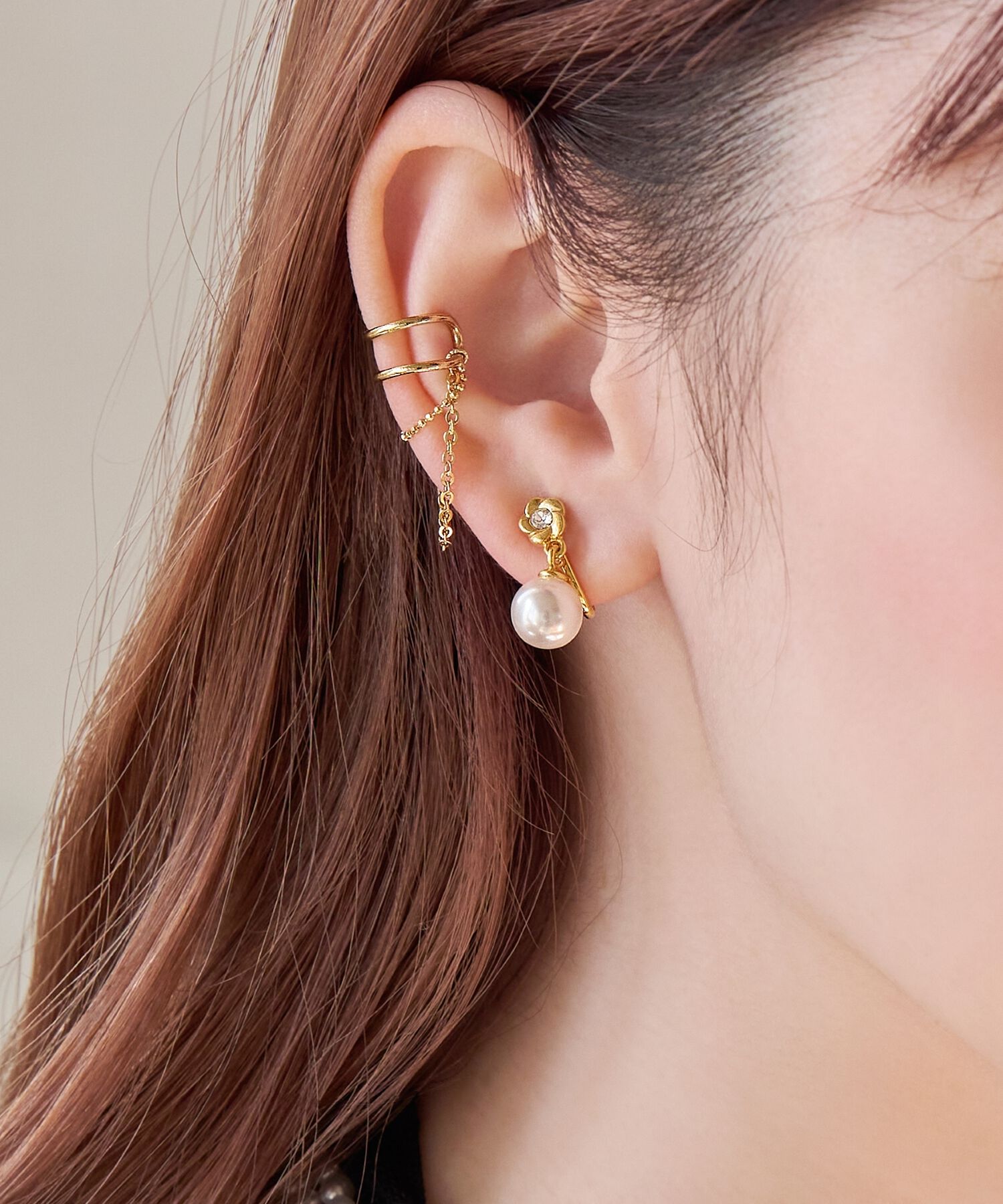 Phoebe「ブルームフラワーパールイヤリング」|イヤリング|