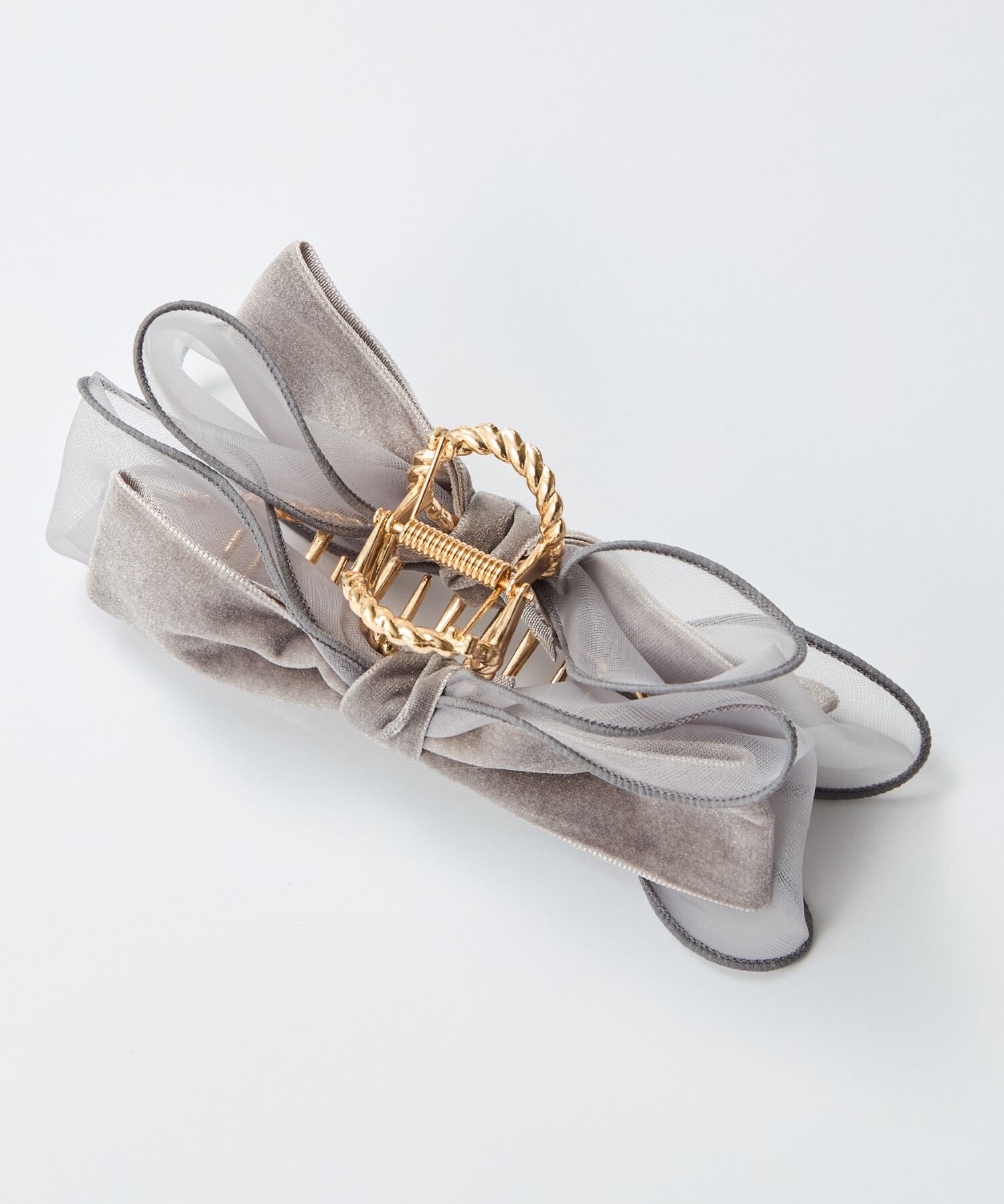 Phoebe「ボリュームベロアリボンバンスクリップ」|その他|