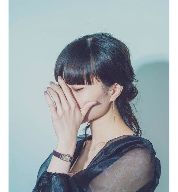 ete「ウォッチ レクタングルフェイス ダイヤモンド」|腕時計|