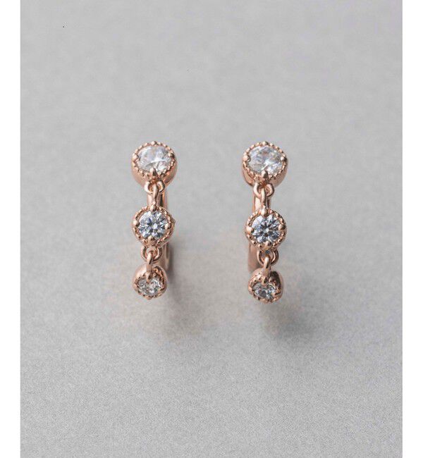 ete「スイング イヤリング」|イヤリング|ピンクゴールド