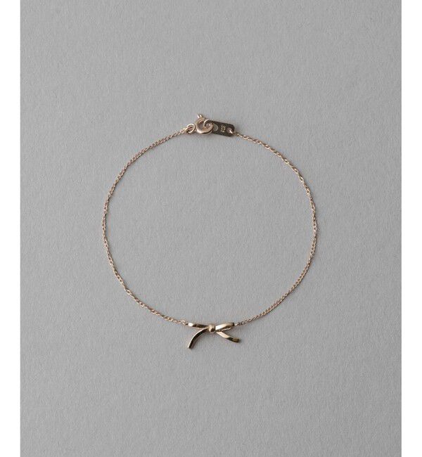 ete「リボン ブレスレット」|ブレスレット・バングル|ピンクゴールド