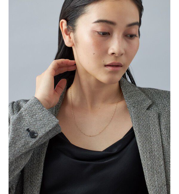 Jouete「K10YG ネックレス シャインレモンチェーン」|ネックレス|