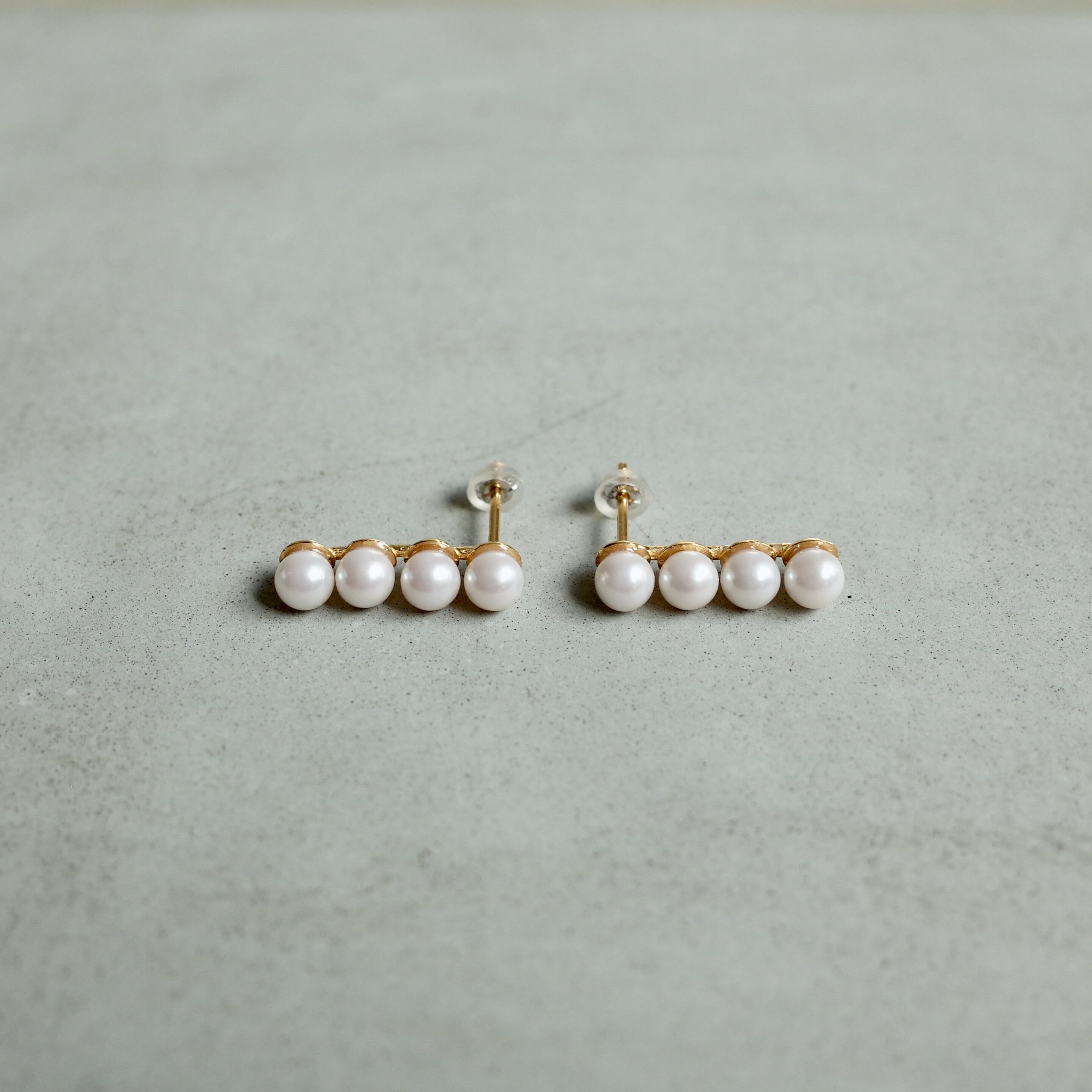 warmth「Straight Pearl Pierce」|ピアス|ゴールド