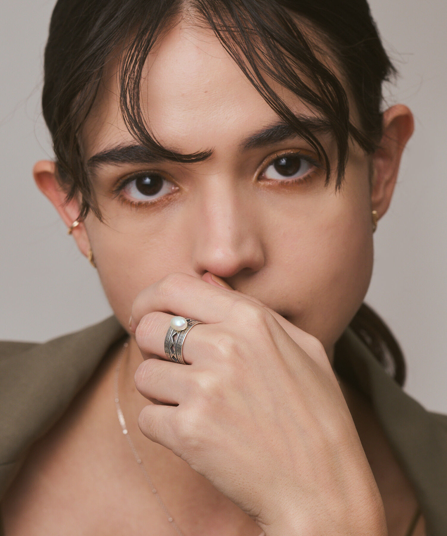  「シルバーパールリング」|リング|