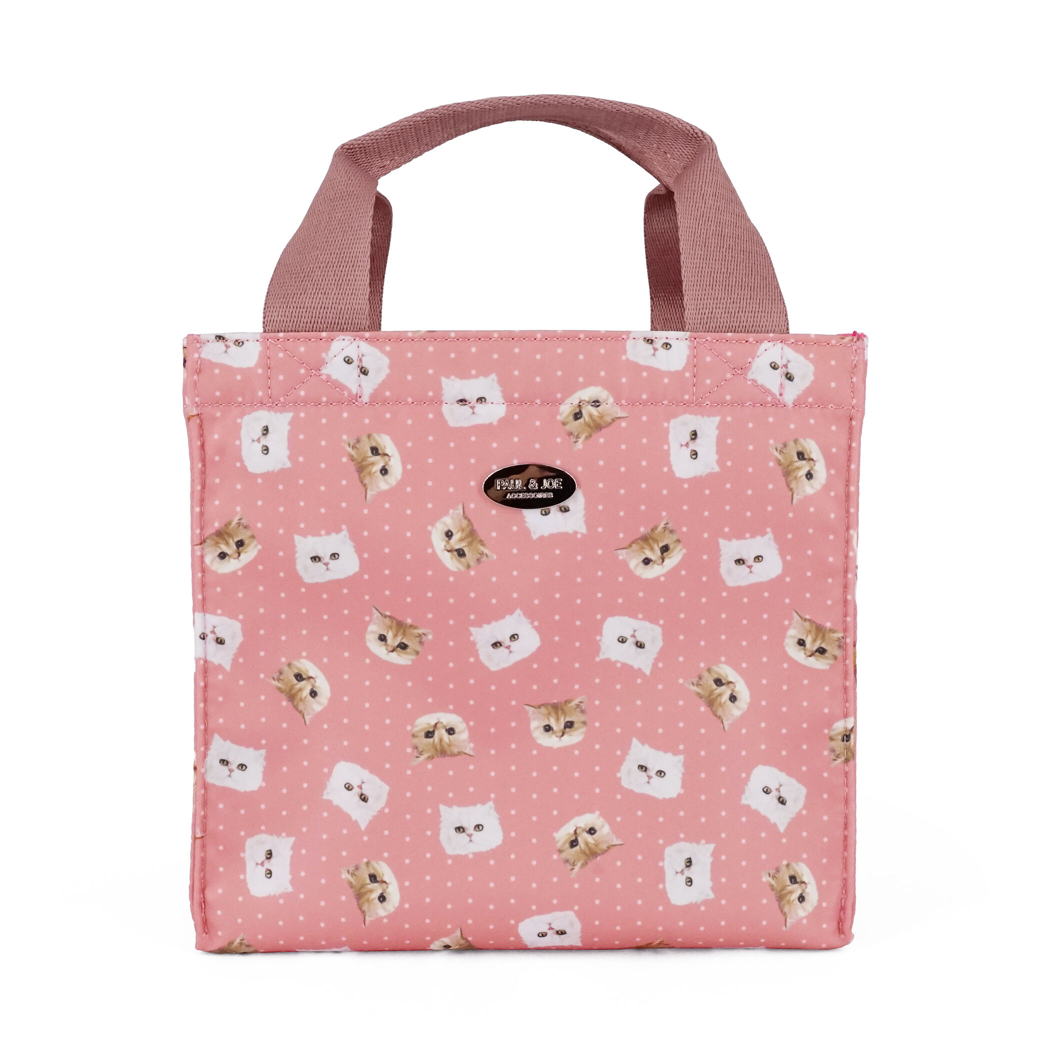 PAUL&JOE「ランチトート／ジブシー＆ヌネット総柄」|トートバッグ|オレンジ