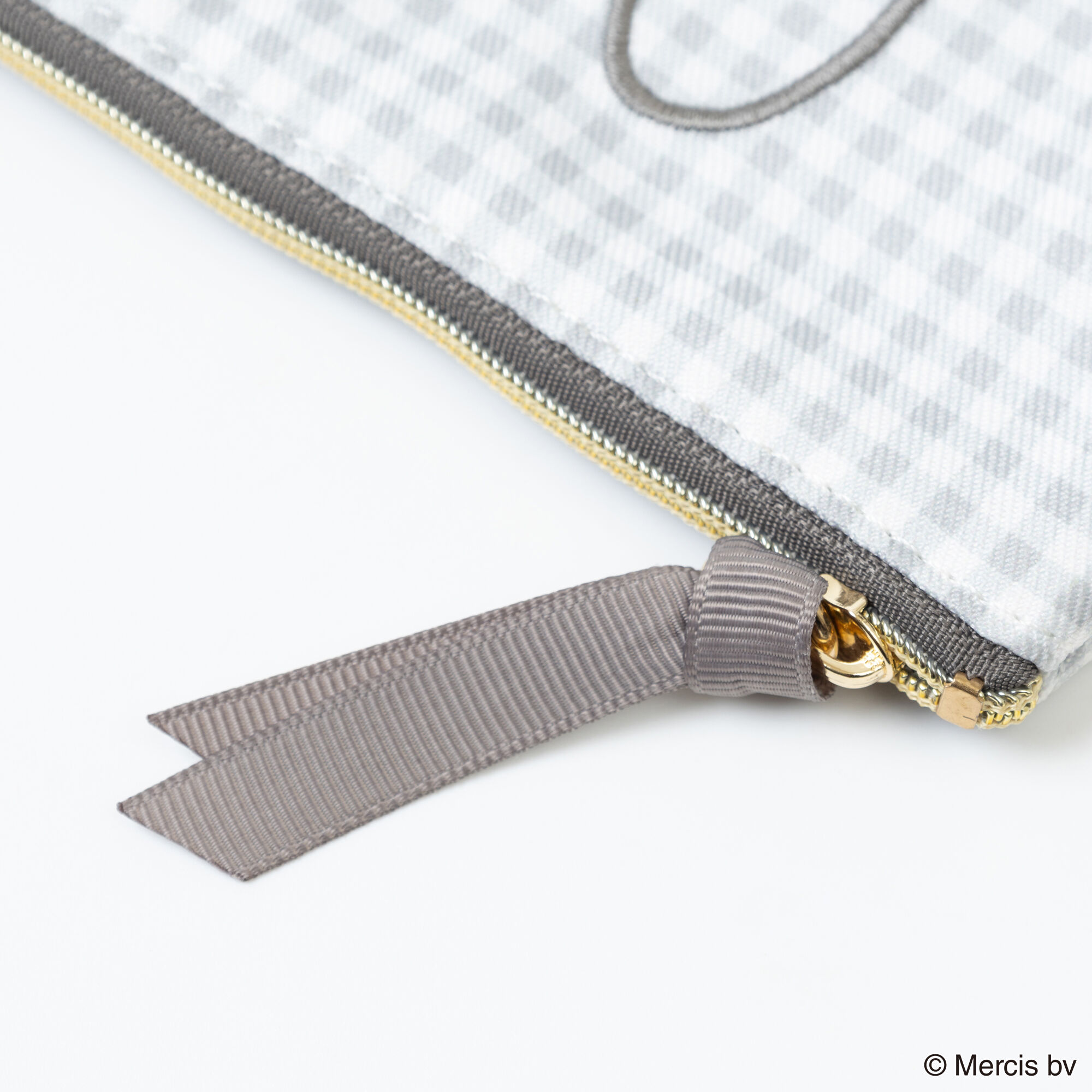  「BRUNA  CHECKERED ミニフラットポーチ」|ポーチ|