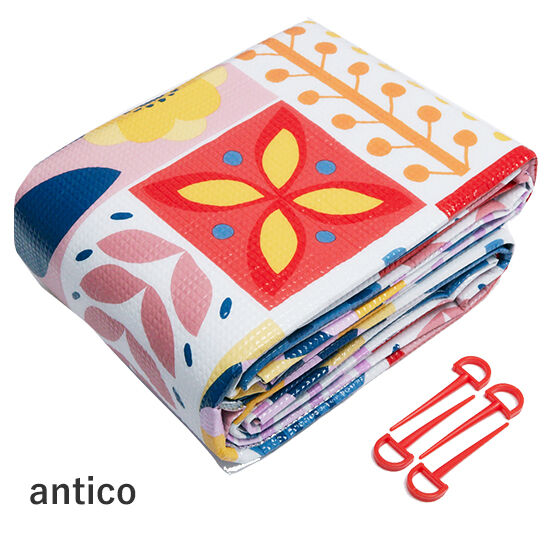 BACKYARD FAMILY「レジャーシート  レジャーシート クッションマット 3畳 運動会 お花見 定番 ストッパー付」|その他|その他2