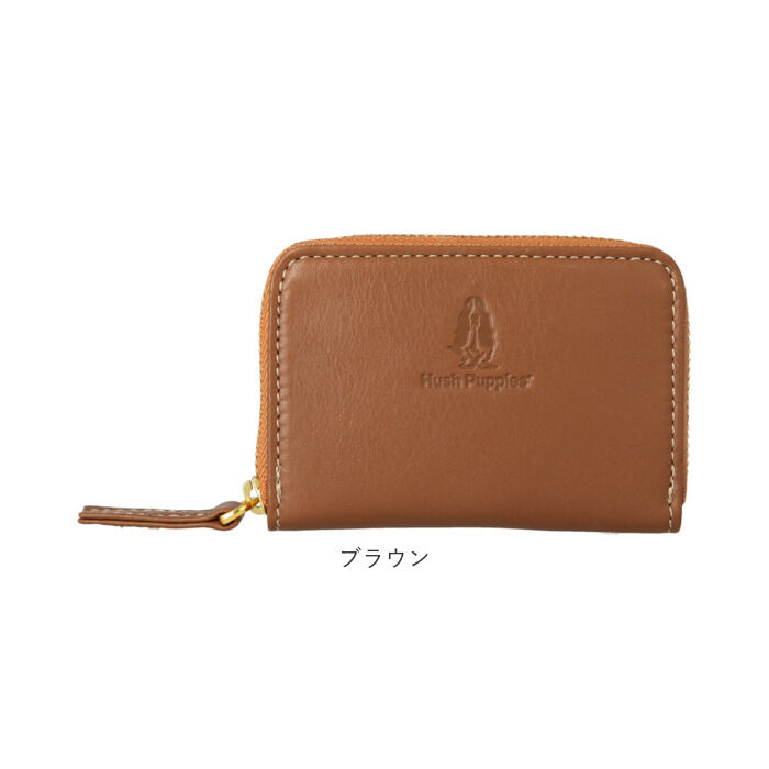 BACKYARD FAMILY「Hush Puppies 財布 通販 小銭入れ コインケース ウォレット 小物 牛革 本革 レザー」|コインケース|