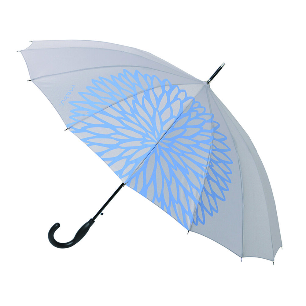 BACKYARD FAMILY「傘 レディース 長傘 ワンタッチ 通販 ブランド おしゃれ ジャンプ傘 58cm 晴雨兼用傘 丈夫」|傘|ブルー1