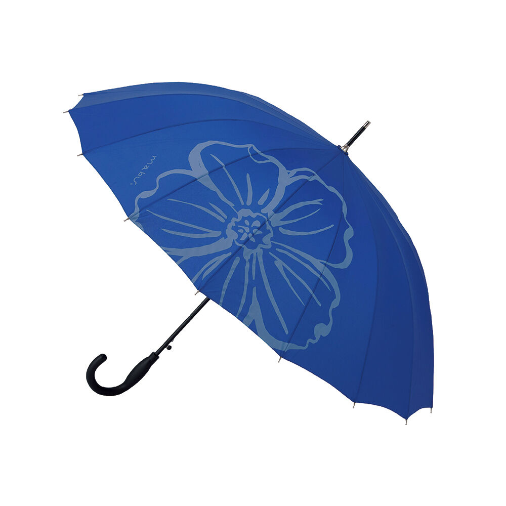 BACKYARD FAMILY「傘 レディース 長傘 ワンタッチ 通販 ブランド おしゃれ ジャンプ傘 58cm 晴雨兼用傘 丈夫」|傘|ブルー2