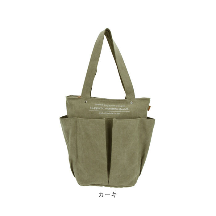 BACKYARD FAMILY「キャンバス トート ポケットたくさん 通販 大容量 トートバッグ デイパック ビッグサイズ」|トートバッグ|