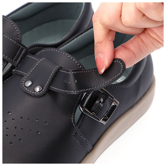 BACKYARD FAMILY「レディース シューズ 通販 カジュアル 幅広 疲れにくい ゆったり 歩きやすい 靴 調整可能」|パンプス|