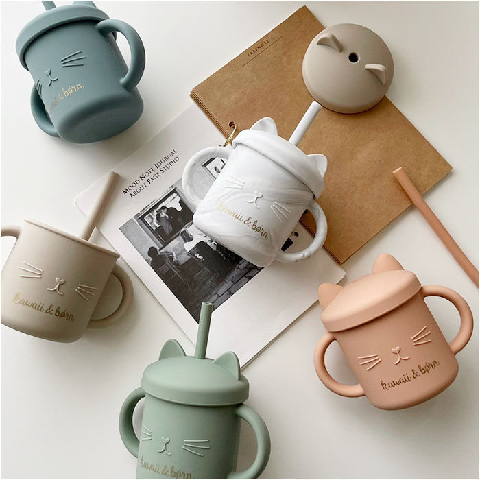 BACKYARD FAMILY「マグ ベビー 通販 kawaii&born ストローマグ 赤ちゃん ベビーマグ ベビー用品」|その他ベビー用品|