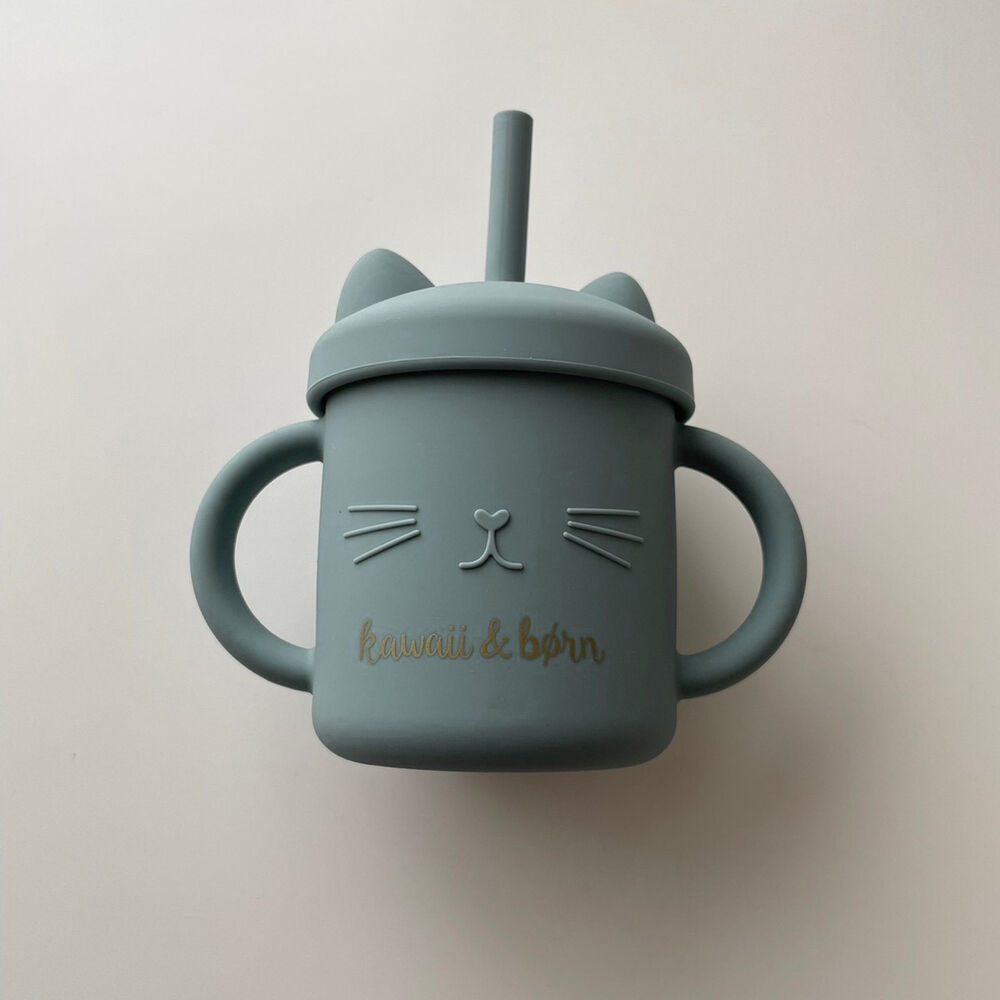 BACKYARD FAMILY「マグ ベビー 通販 kawaii&born ストローマグ 赤ちゃん ベビーマグ ベビー用品」|その他ベビー用品|ブルー1