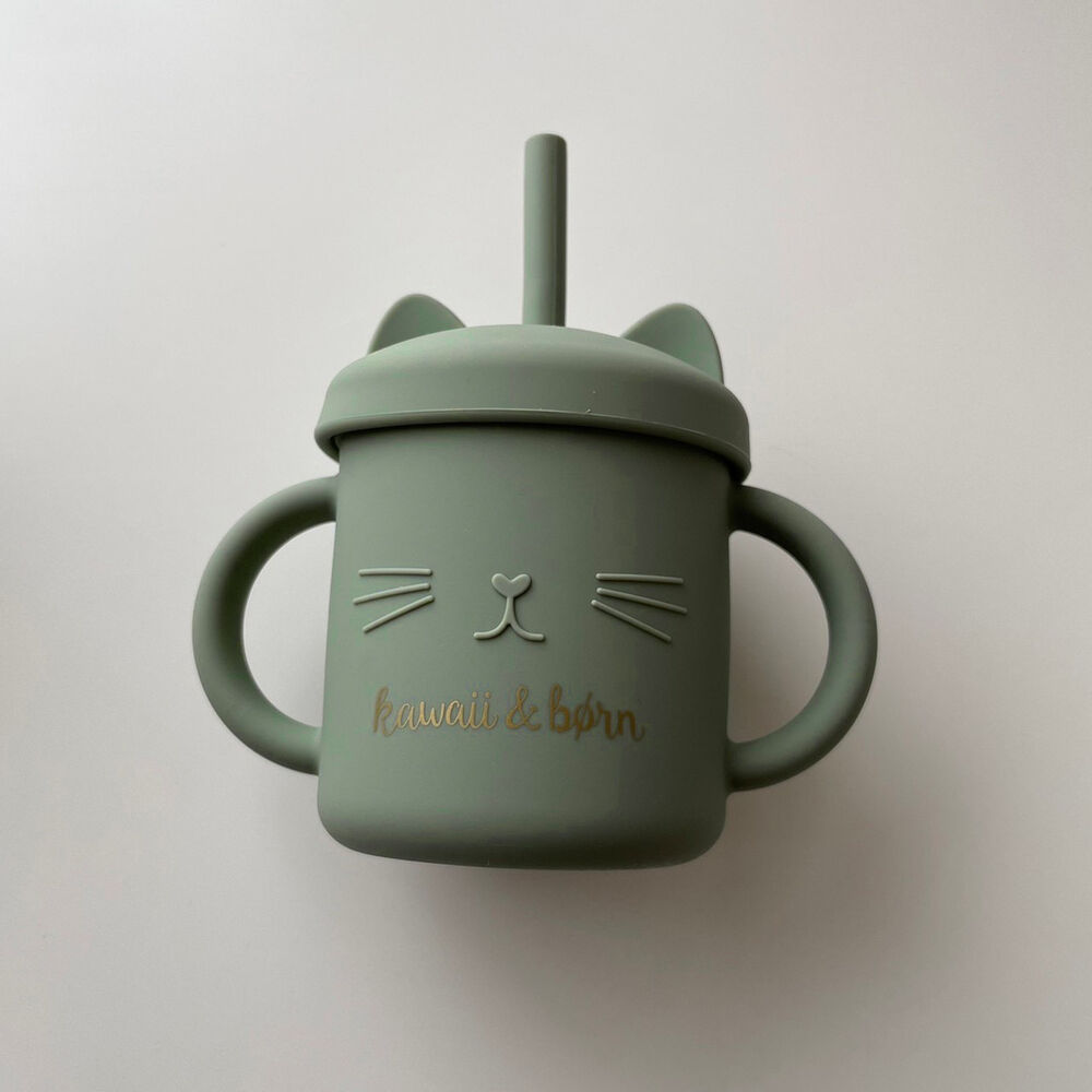 BACKYARD FAMILY「マグ ベビー 通販 kawaii&born ストローマグ 赤ちゃん ベビーマグ ベビー用品」|その他ベビー用品|グリーン1